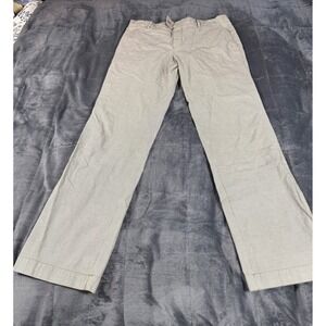 Men's Ted baker Striped Dress Pants Made in Portugal Beige Casual Trousers SZ 36